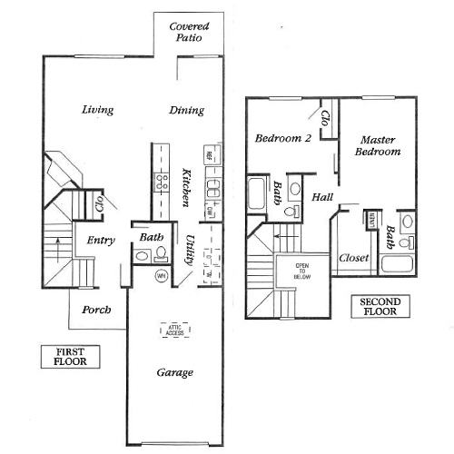 Pine Creek Townhomes the redwood 